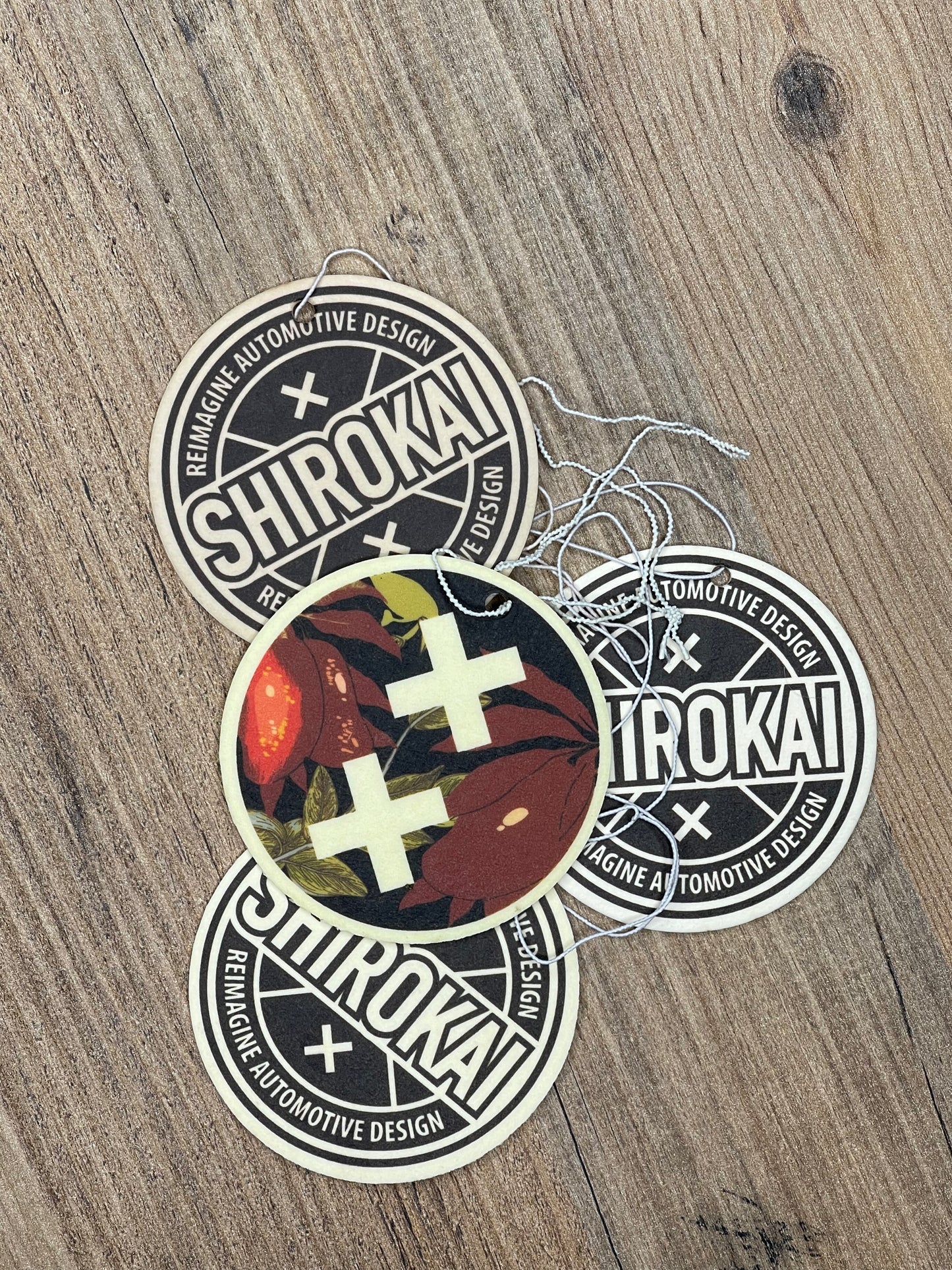 
                  
                    SHIROKAI Logo exclusive aroma Air-freshener - SHIROKAI - widebody kits 
                  
                